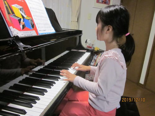 ピアノ教室の生徒さん
